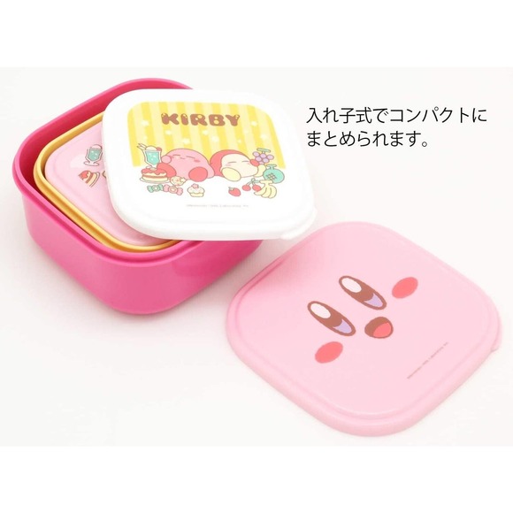 Kirby's Dream Land Bento Box Set Lunch Case Food Storage Cute Kawaii Anime - Picture 1 of 4